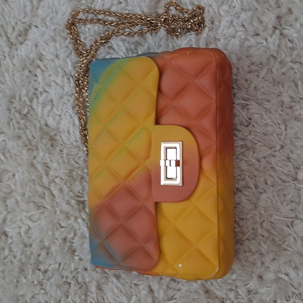 🌈 Rainbow Jelly Crossbody or shoulder bag